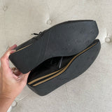 CHANEL Oxford Loafer Sneaker with Wedge 9