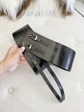 MODA International Saddle Leather Wide Italian Belt Small