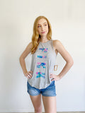 PINK Super Soft Mesh Tank Top XS