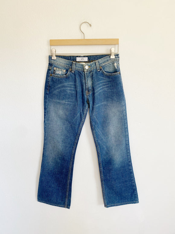 Armani Exchange Vintage Boot Cut Jeans 4 Short