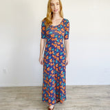 Lularoe Ana Dress NWT Floral Polka Dot XS