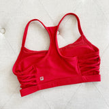 Fabletics Red Sports Bra with Padding XS