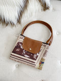 Fold up Newspaper Vintage Totebag