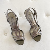 Marc Fisher Too Hot Metallic Heels New 8