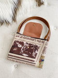 Fold up Newspaper Vintage Totebag