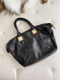 RACHEL ZOE Black Leather Hobo Bag