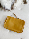 COACH Vintage Mustard Wristlet Medium