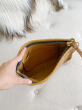 COACH Vintage Mustard Wristlet Medium