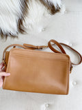 COACH Vintage Rare Tan Leather Bag