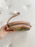 Vintage Emily Ann Hand Painted Western Wristlet 1980's NWT
