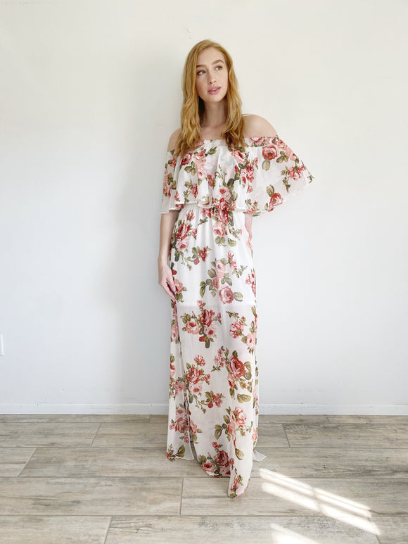Show Me Your Mumu Floral Hacienda Strapless Maxi NWT