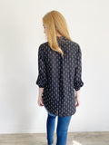 Nordstrom PLEIONE Printed Blouse Small