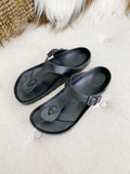 Birkenstock Gizah Black Sandals size 38