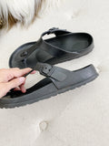 Birkenstock Gizah Black Sandals size 38