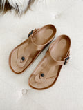 Birkenstock Gizah Copper Sandals size 38