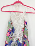 Victoria's Secret Lace Silk Floral Romper Medium