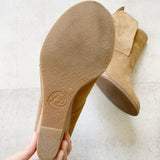 Lucky Brand Yoniana Suede Wedge Booties 7.5