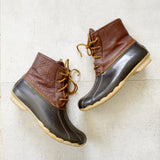 Sperry Saltwater Leather Waterproof Duck Boots 8.5