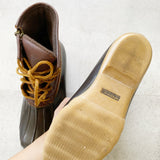 Sperry Saltwater Leather Waterproof Duck Boots 8.5
