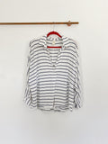Free People Can't Fool Me Stripe Oversized Top Small