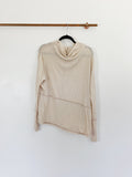 Free People Thermal Cream Cowl neck Sweater Small