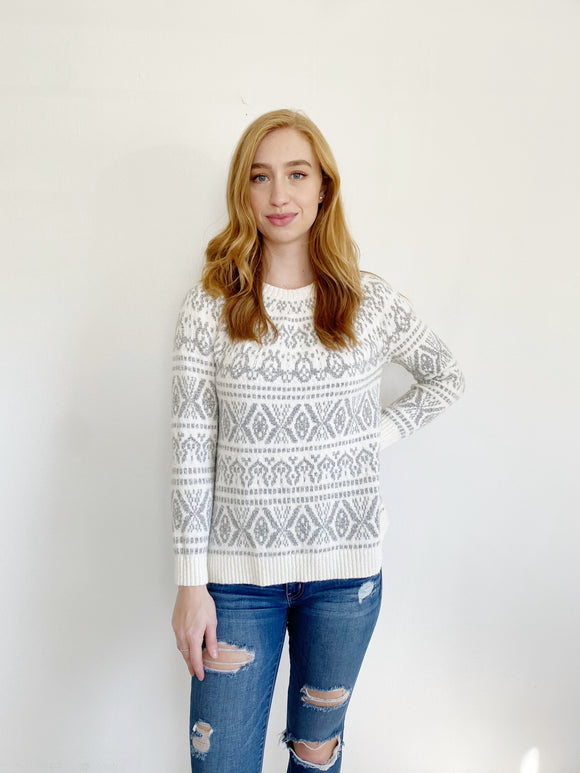 J. Jill Knit Winter Sweater Small