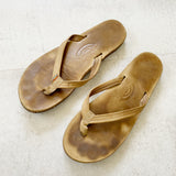 Rainbow Leather Thong Flip Flop Sandals 7