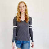 EVCR Cotton Long Sleeve Top Small