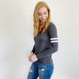 EVCR Cotton Long Sleeve Top Small