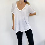 Free People We the Free Oversized Cotton Tee XS