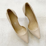 Calvin Klein Nodine Smooth Cocoon Kitten Heels 7.5