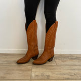 The Sanders Leather Western Cowboy Boots 6.5