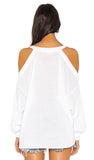 Free People Chill Our Long Sleeve in White Medium
