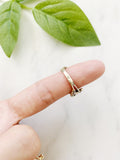 Sterling Silver .925 Flower Ring size 7.5