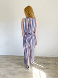 Anthropologie DREW Linen Striped Jumper NWT Medium Orig $231