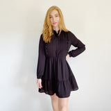 J. Crew Mercantile Little Black Long Sleeve Dress 6