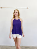 O'Neill Navy Scallop Cami tank Top Large