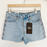 Levi's 501 High Rise Denim Jean Shorts NWT 29