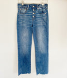 American Eagle Hi-Rise Crop Flare New 6 Regular