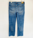 American Eagle Hi-Rise Crop Flare New 6 Regular