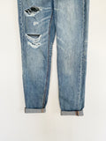 American Eagle Tom Girl Distressed Jeans New 2 Regular