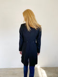 The MANUEL Wool Pea Coat Black Suit Jacket 6