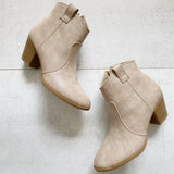 Boutique Western Heel Booties 5.5 New
