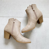 Boutique Western Heel Booties 5.5 New