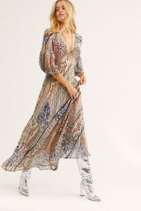 Free People Moroccan Dreams Maxi Dress NWT Size 0