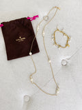 Kate Spade Pearl Necklace + Bracelet Set