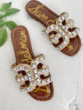 Sam Edelman Bay Crystal Slide Sandals size 7
