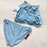 Vigoss Polka Dot Ruffle Bikini Set NWT Medium