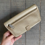 Tory Burch Leather Gold & Silver Wallet
