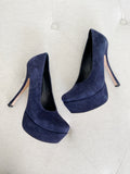 DOLCE VITA Suede Navy Platform Stiletto Heels 7.5